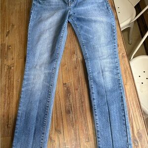 Old Navy womens Light Blue Slim Straight Jeans